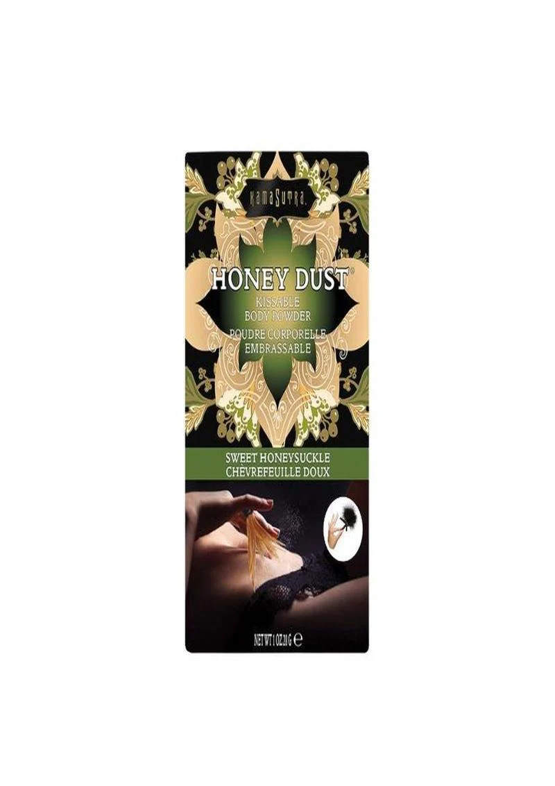 Kama Sutra Honey Dust Kissable Body Powder Sweet Honeysuckle