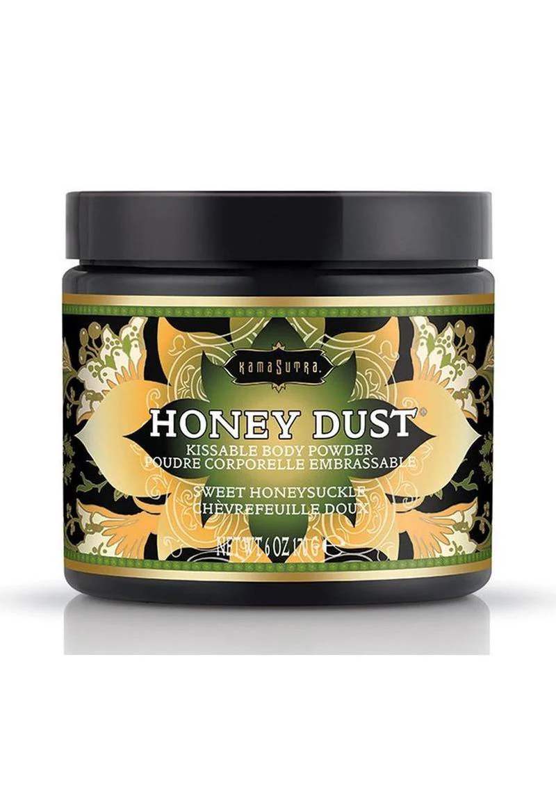 Kama Sutra Honey Dust Kissable Body Powder Sweet Honeysuckle - Image 2
