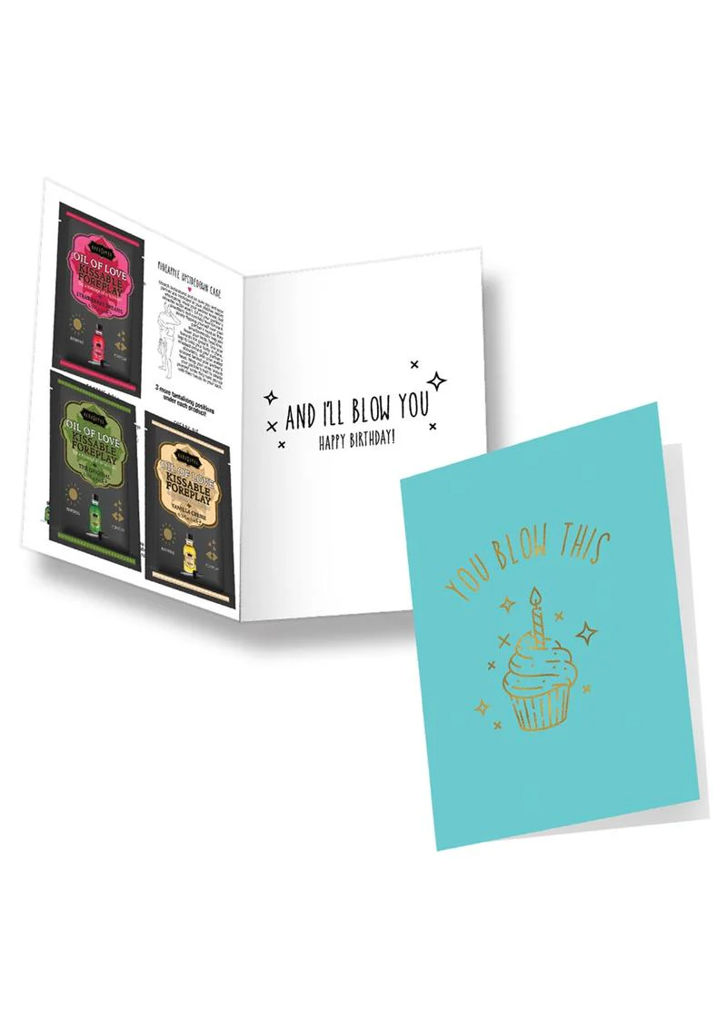 Kama Sutra Naughty Notes You Blow This Greeting Card - Image 2