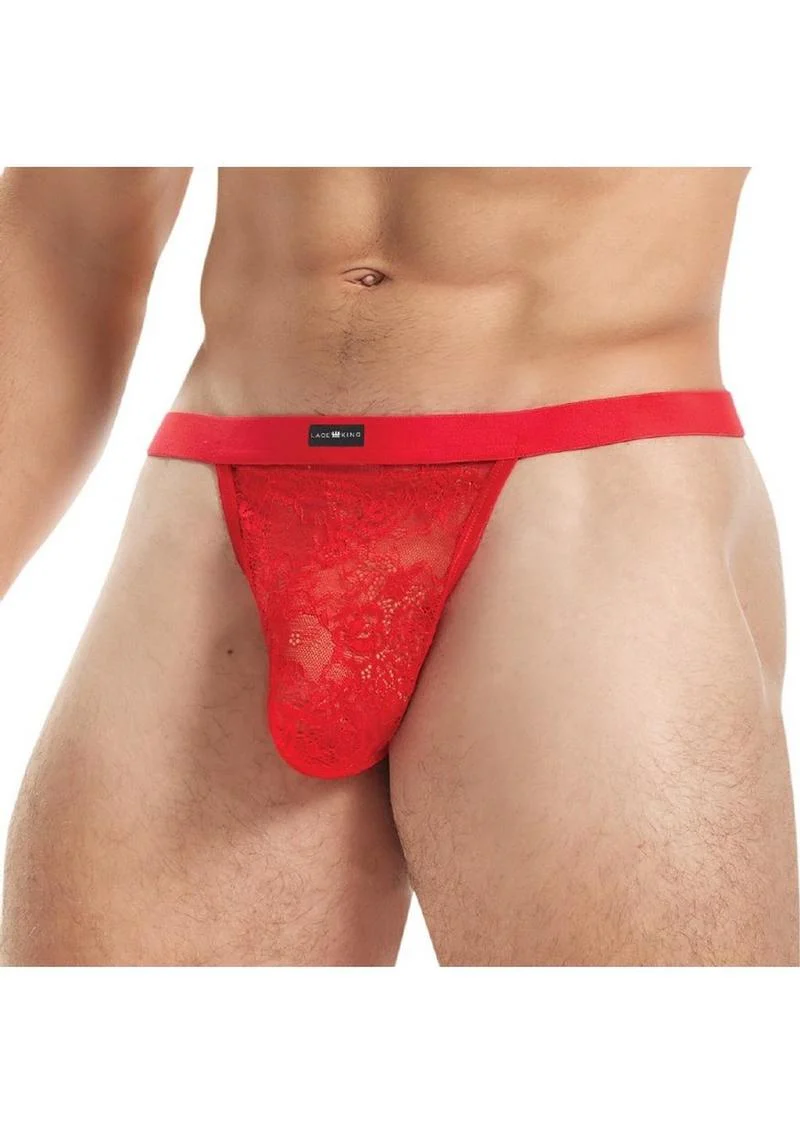 Lace King Lace G-String - Image 11