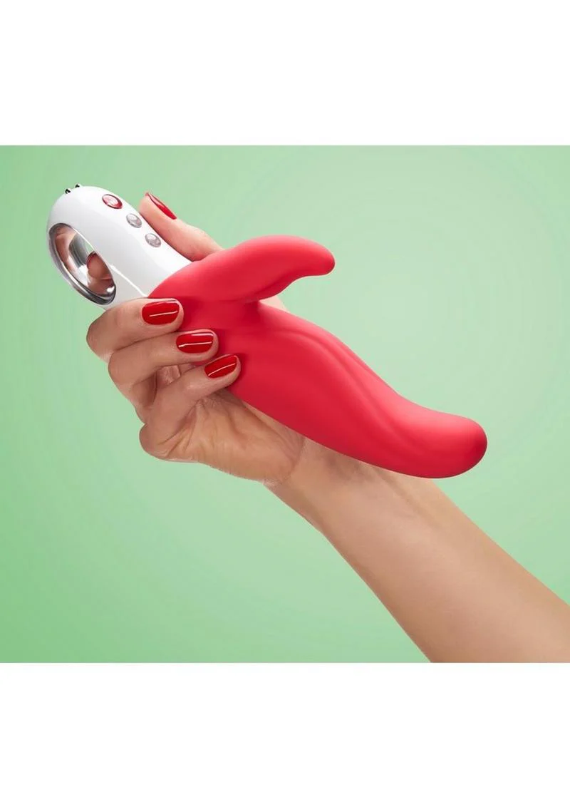 Lady Bi Silicone Vibrator with Clitoral Stimulator - India - Image 4