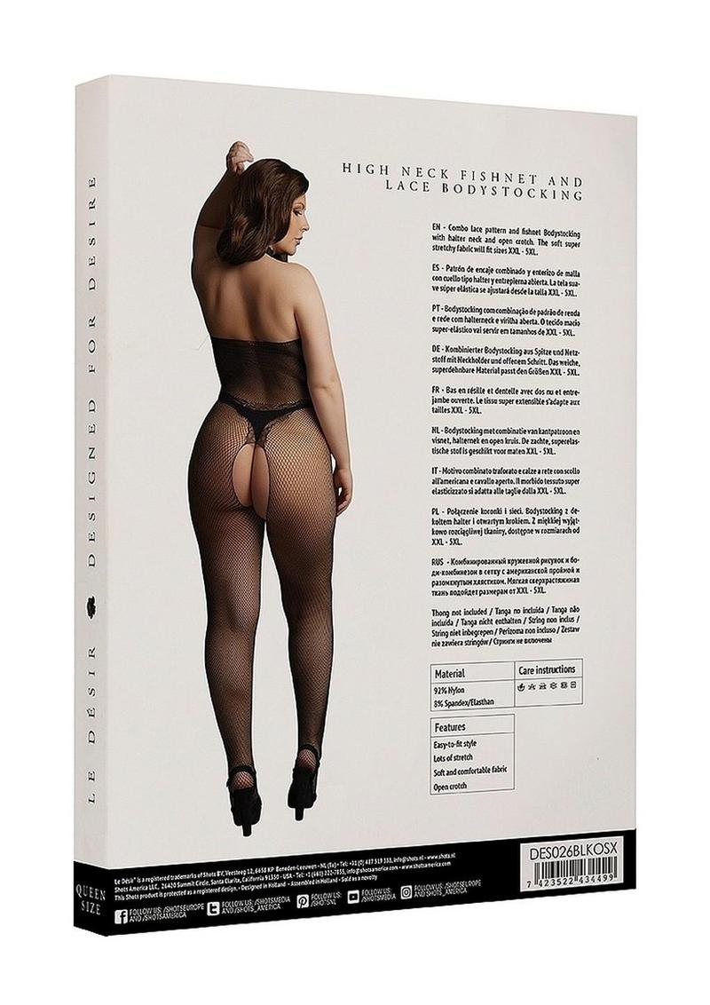 Le Desir Fishnet Lace Bodystocking - Image 12