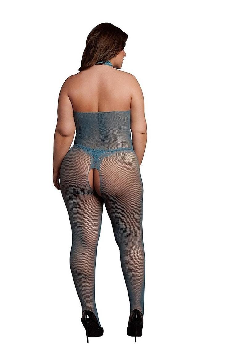 Le Desir Fishnet Lace Bodystocking - Image 8