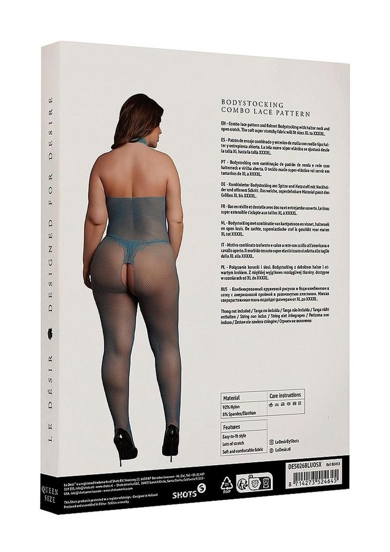 Le Desir Fishnet Lace Bodystocking - Image 9