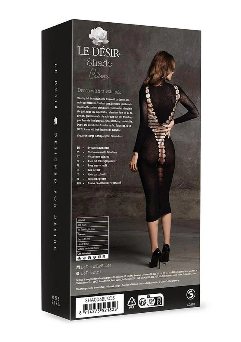 Le Desir Shade Carme Xi Dress with Turtleneck - Image 5