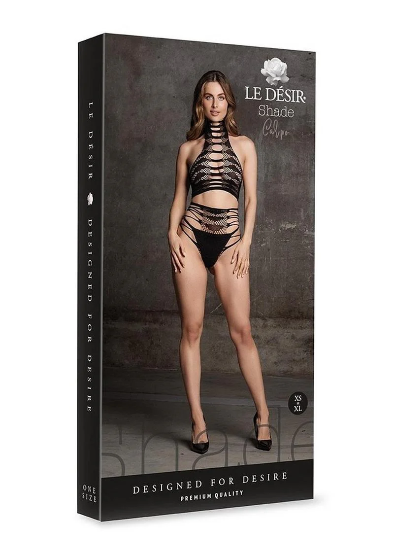 Le Desir Shade Carpo Xlvi Two Piece with Turtleneck, Crop Top and Pantie - Image 3