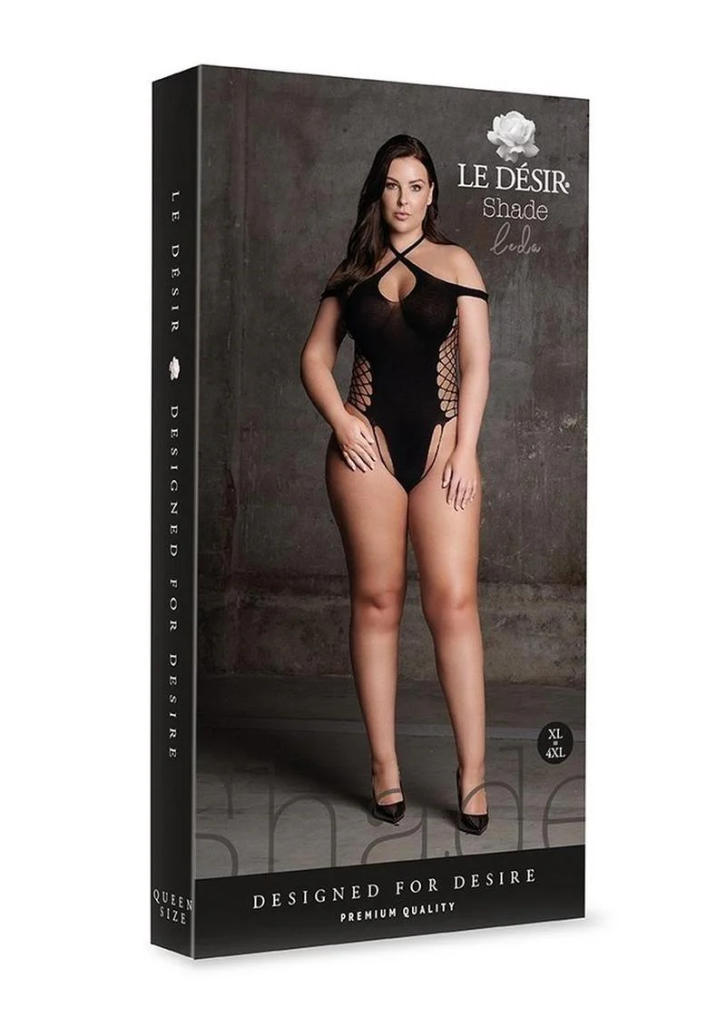 Le Desir Shade Leda Xiii Body with Crossed Neckline and Off Shoulder Straps - Image 3