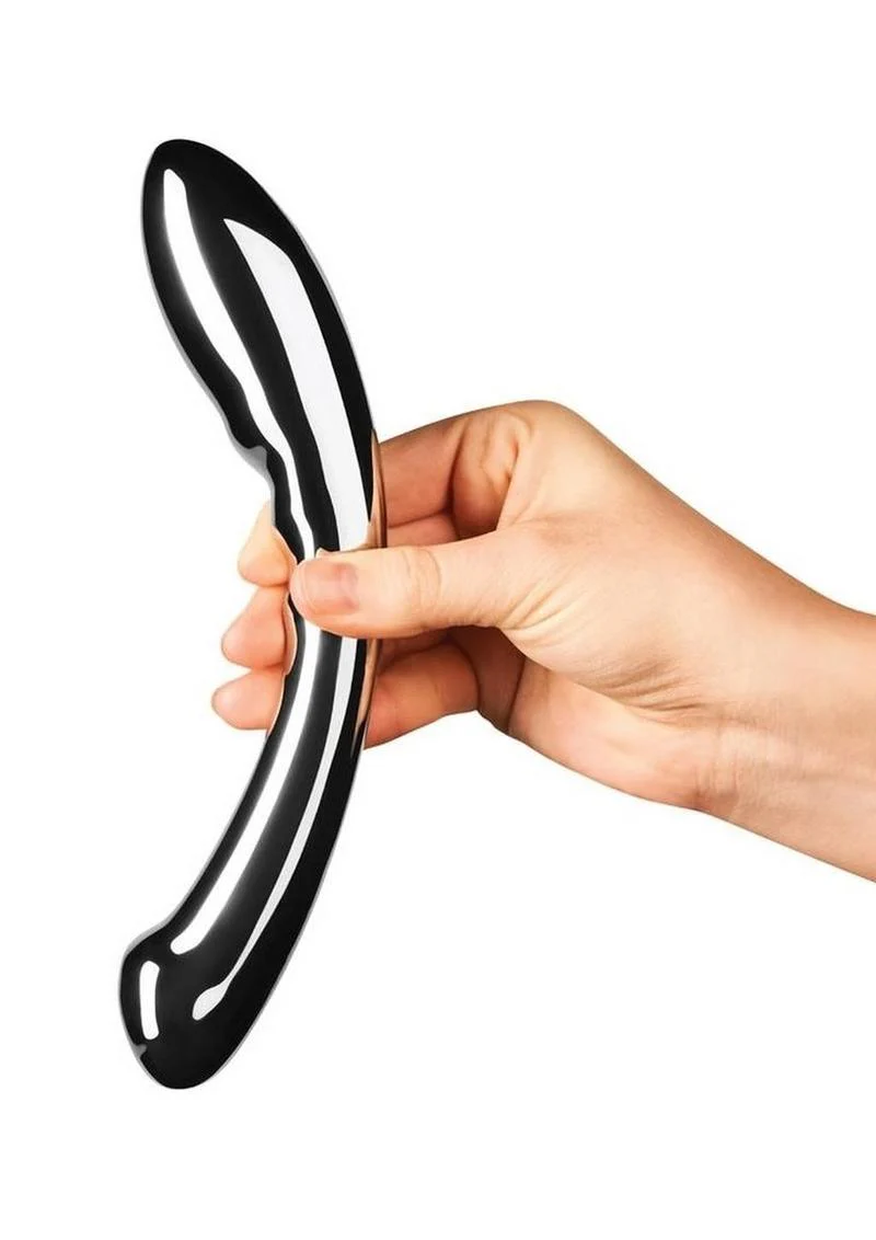 Le Wand Arch Dual End Dildo - Stainless - Image 3