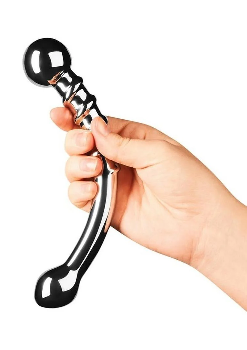 Le Wand Bow Dual End Dildo - Stainless - Image 3