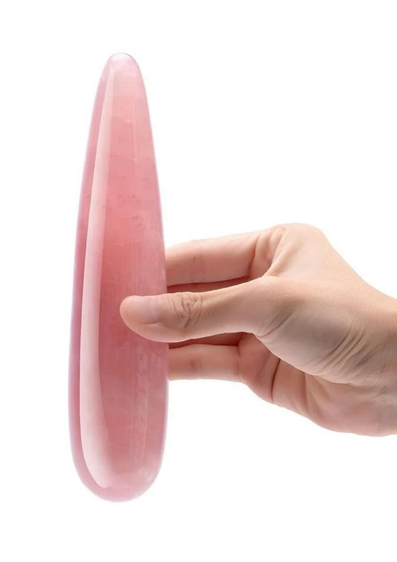 Le Wand Crystal Wand Probe with Silicone Ring - Rose Quartz - Image 4