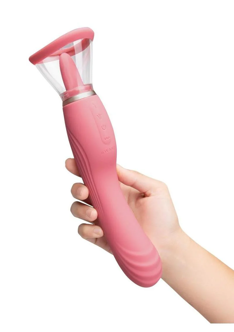 Le Wand Lick Silicone Rechargeable Vibrating Tongue - Image 4