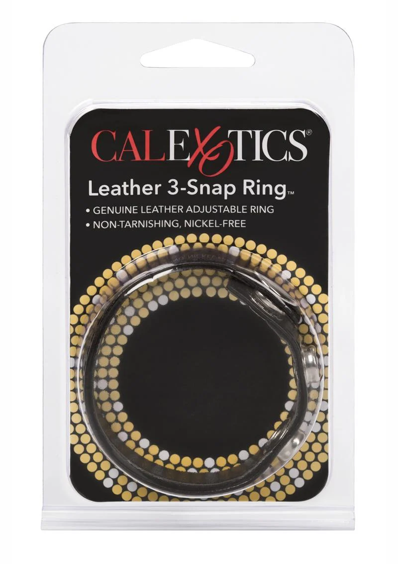 Leather 3 Snap Ring Cock - Image 2