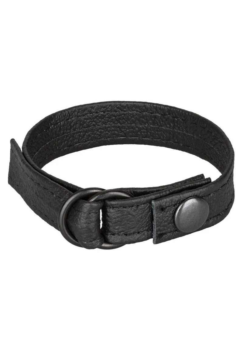 Leather Cinch Cock Ring - Image 3