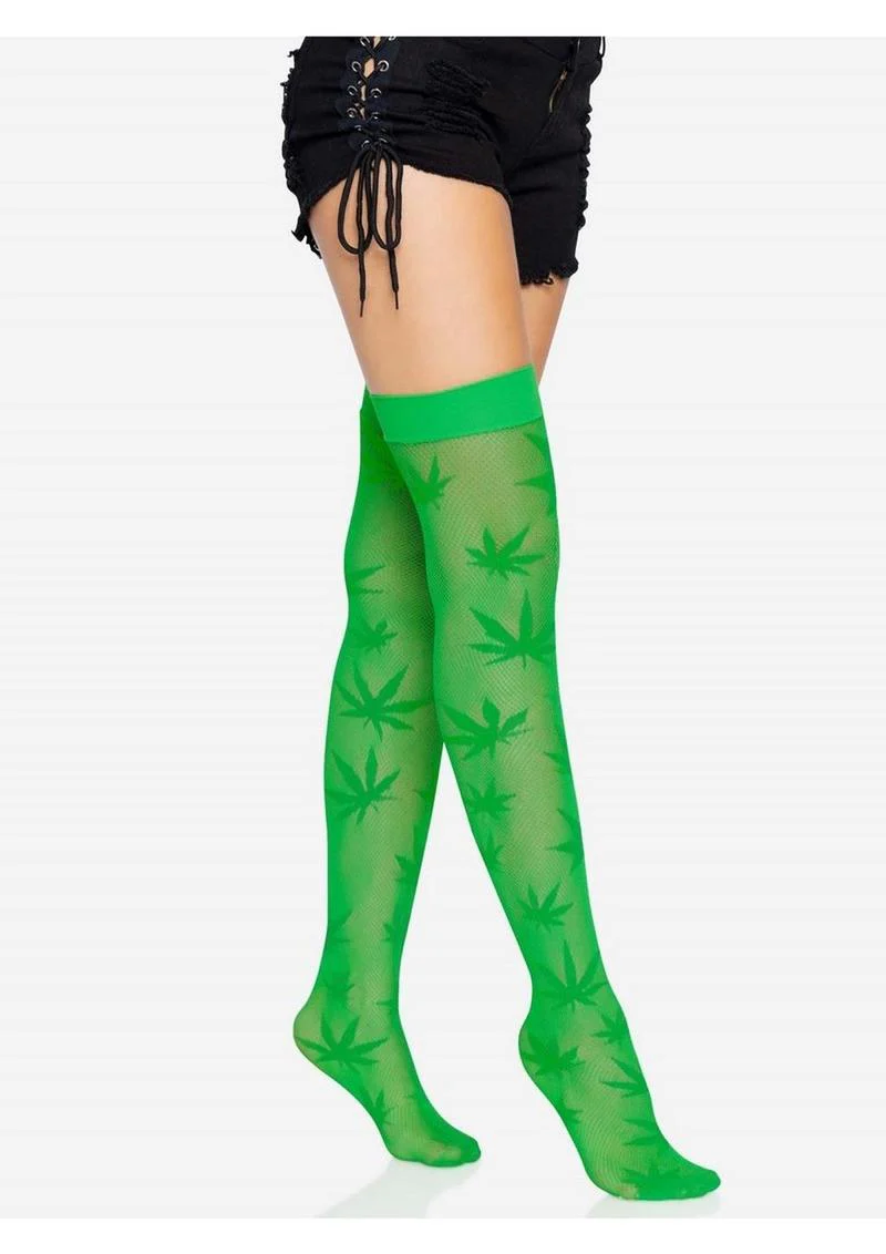 Leg Avenue 420 Net Thigh High - Image 7