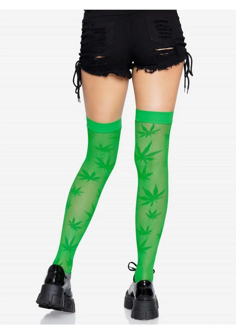 Leg Avenue 420 Net Thigh High - Image 8