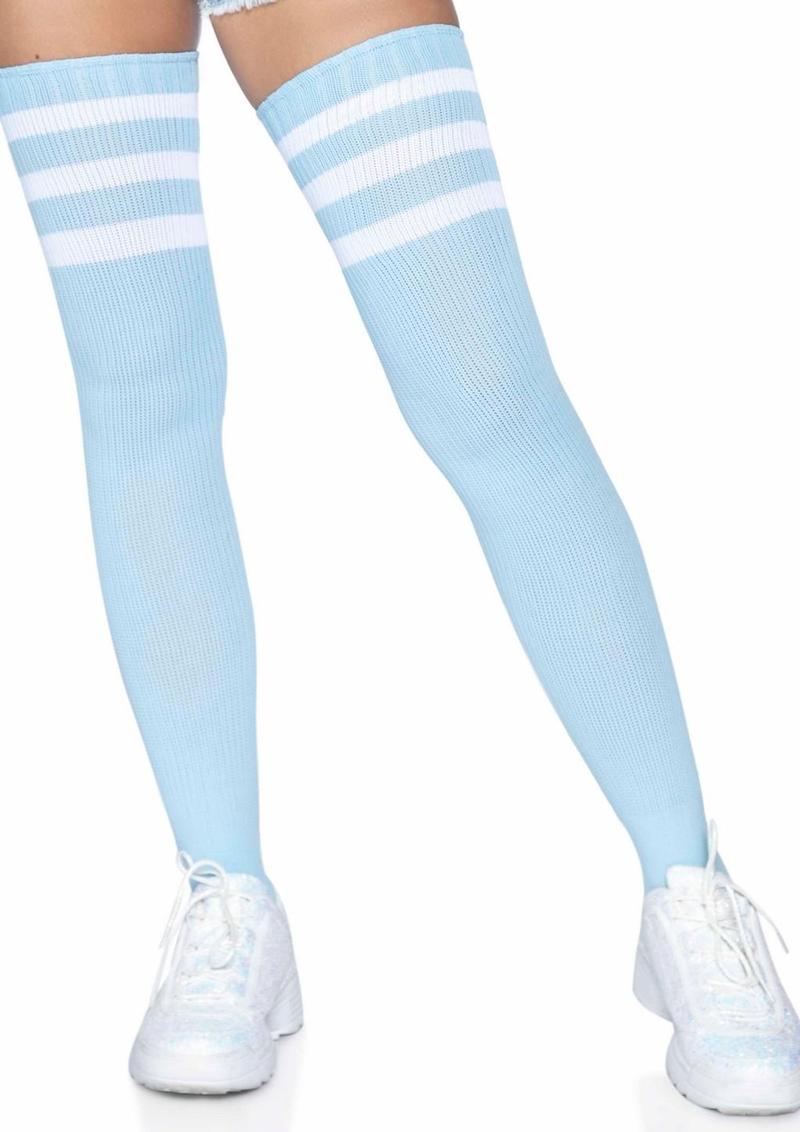 Leg Avenue Athlete Thigh High 3 Stripe Top - Image 2
