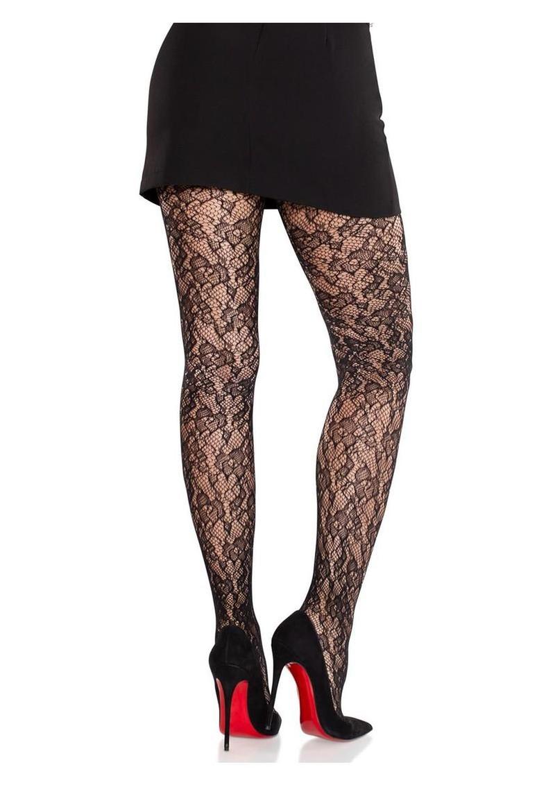 Leg Avenue Camellia Lace Tights - Image 3