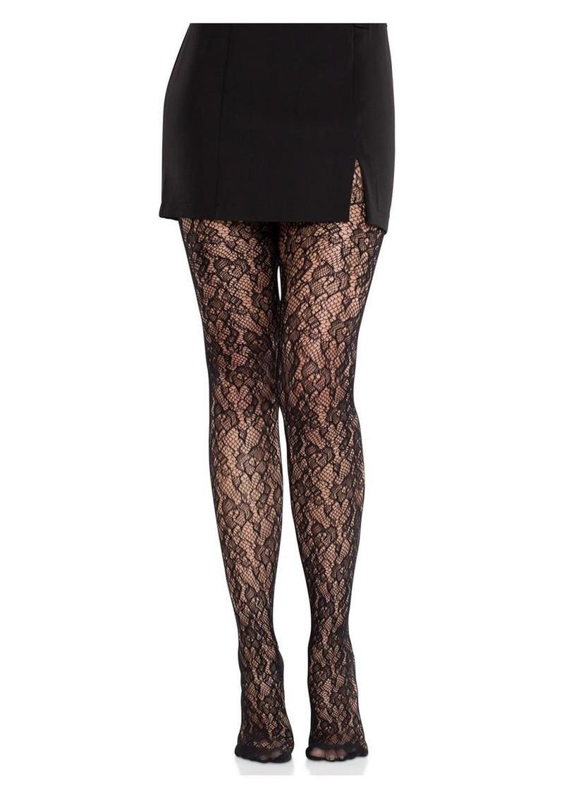 Leg Avenue Camellia Lace Tights - Image 4