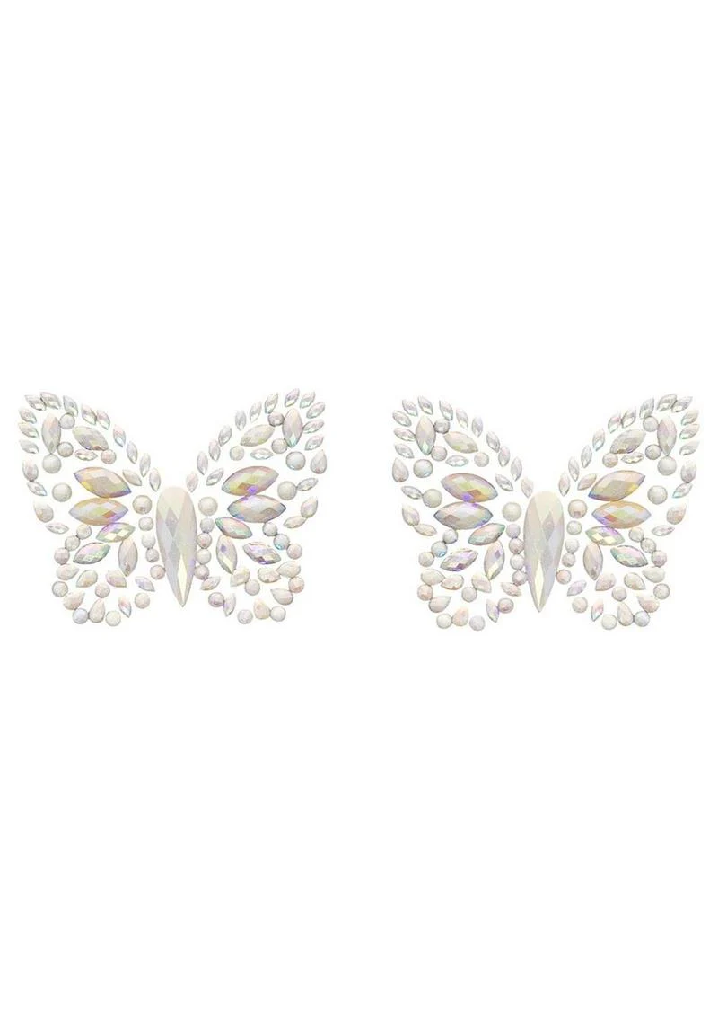 Leg Avenue Chrysallis Adhesive Glow In The Dark Nipple Jewels Sticker