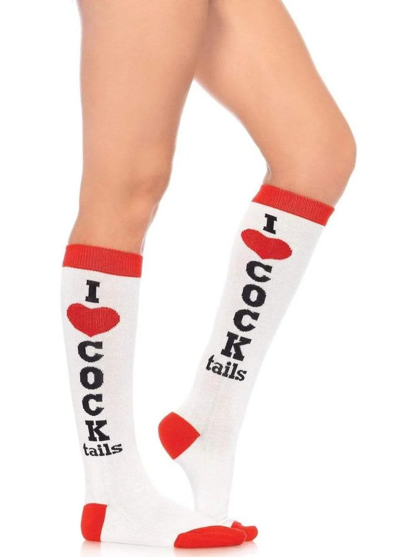 Leg Avenue Cocktails Knee Socks - Image 2