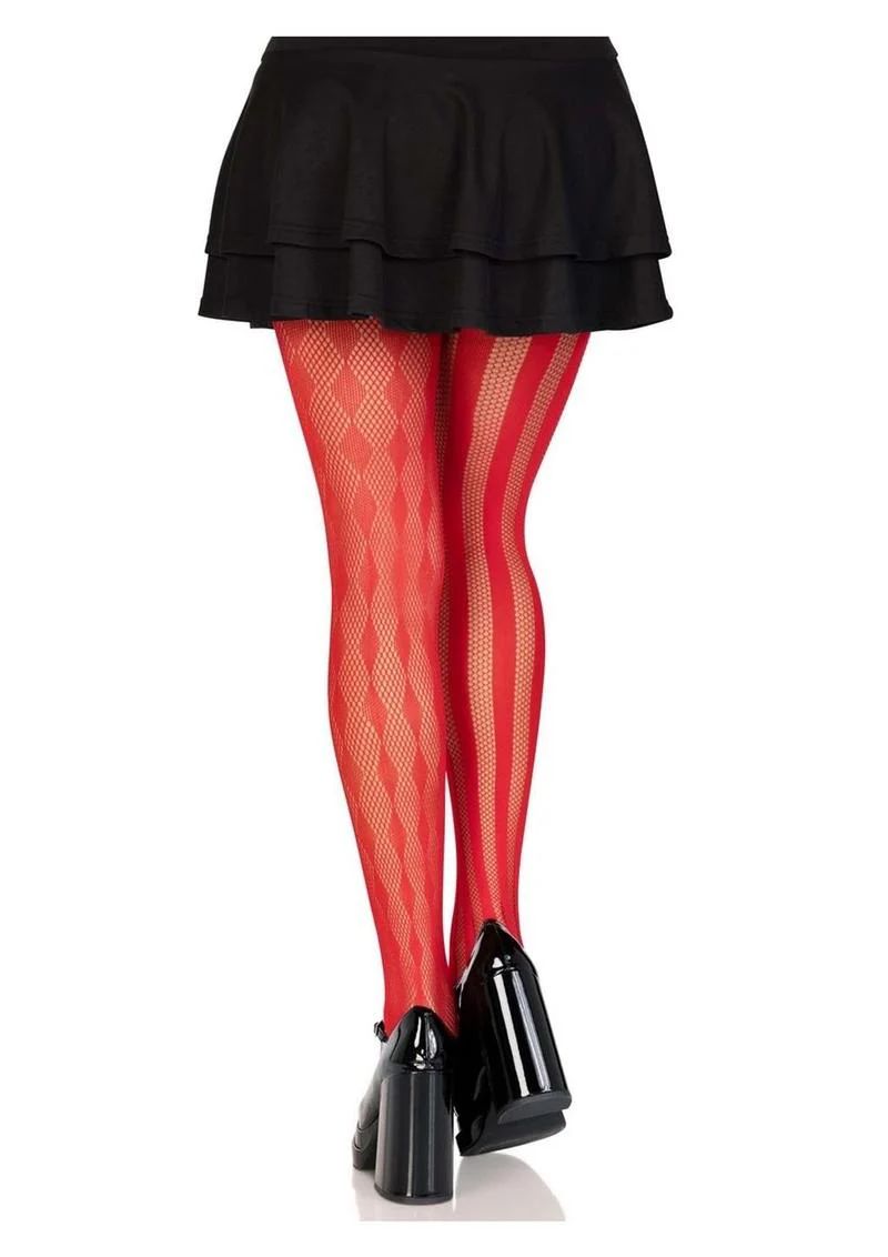 Leg Avenue Harlequin Net Tights - Image 8