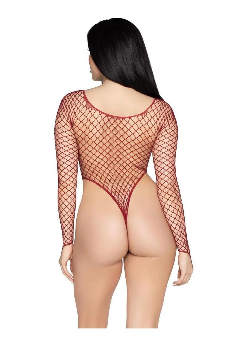 Leg Avenue High-Cut Industrial Net Bodysuit - Image 5