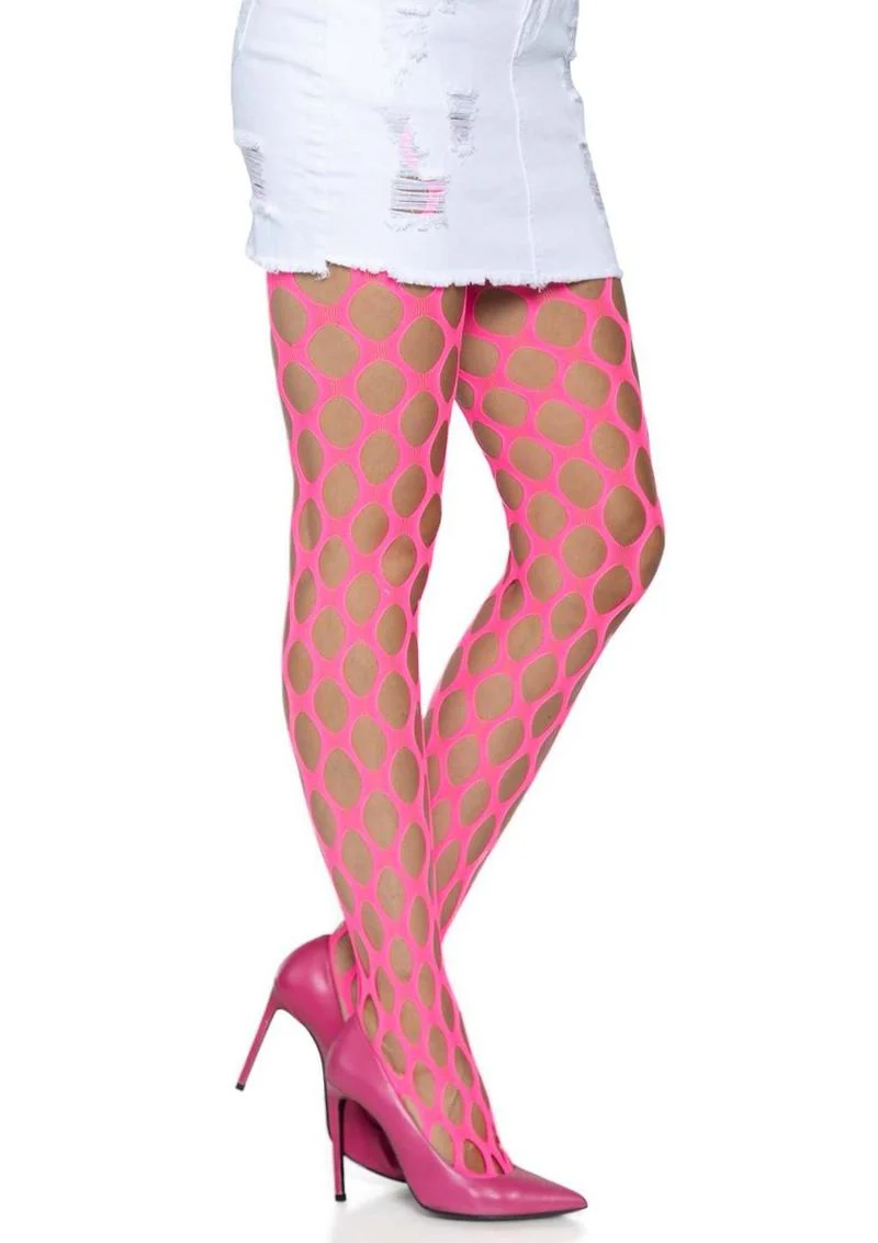Leg Avenue Jumbo Pothole Net Tights - Image 15