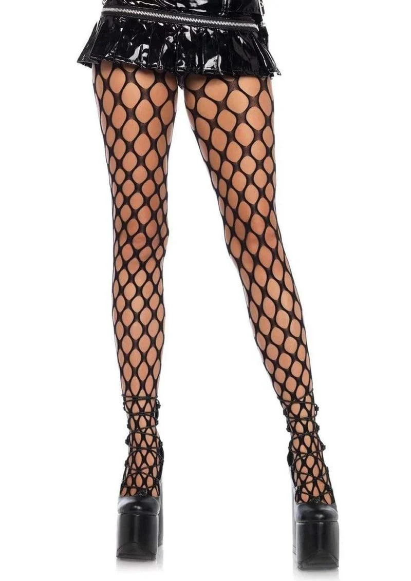 Leg Avenue Jumbo Pothole Net Tights - Image 2