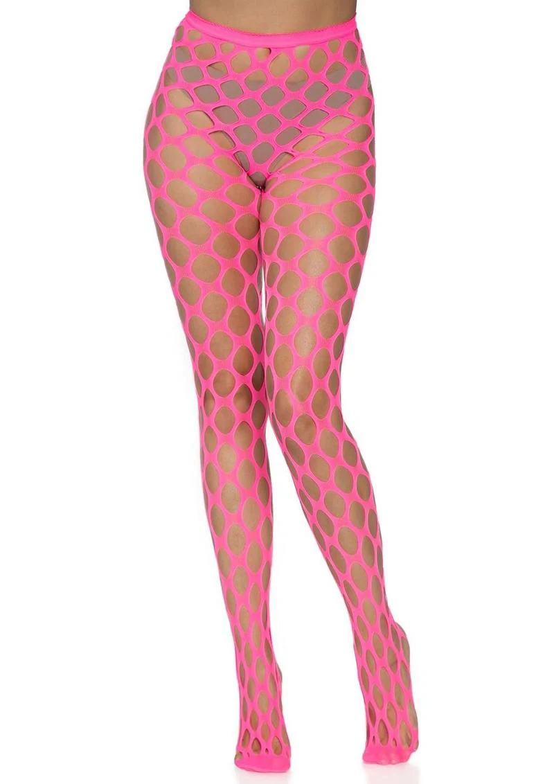 Leg Avenue Jumbo Pothole Net Tights - Image 6