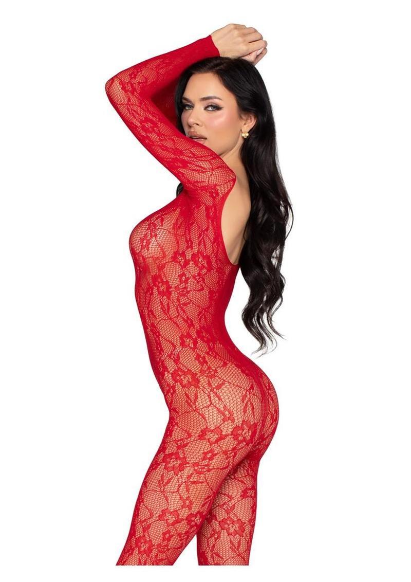 Leg Avenue Lace Lingerie Jumpsuit - Os - Image 6