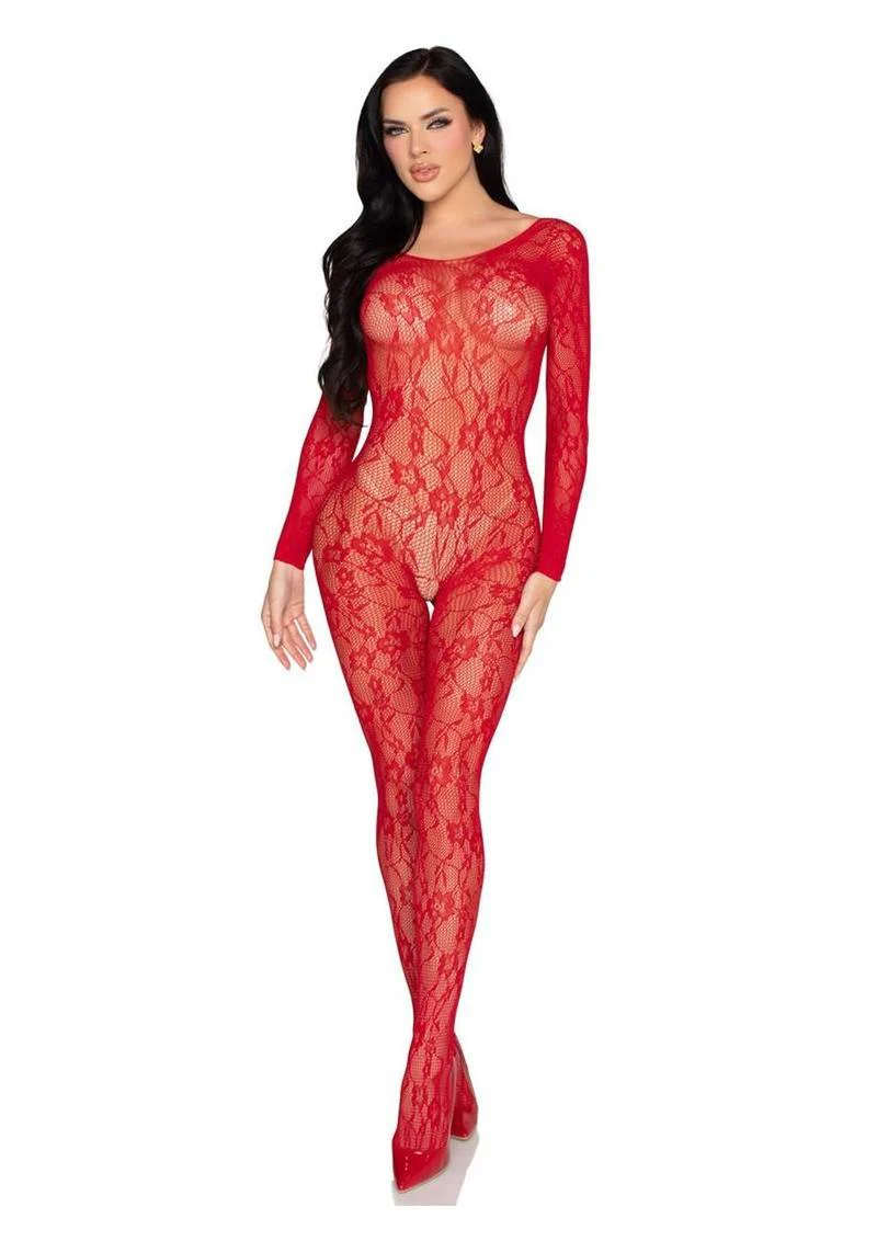 Leg Avenue Lace Lingerie Jumpsuit - Os - Image 7