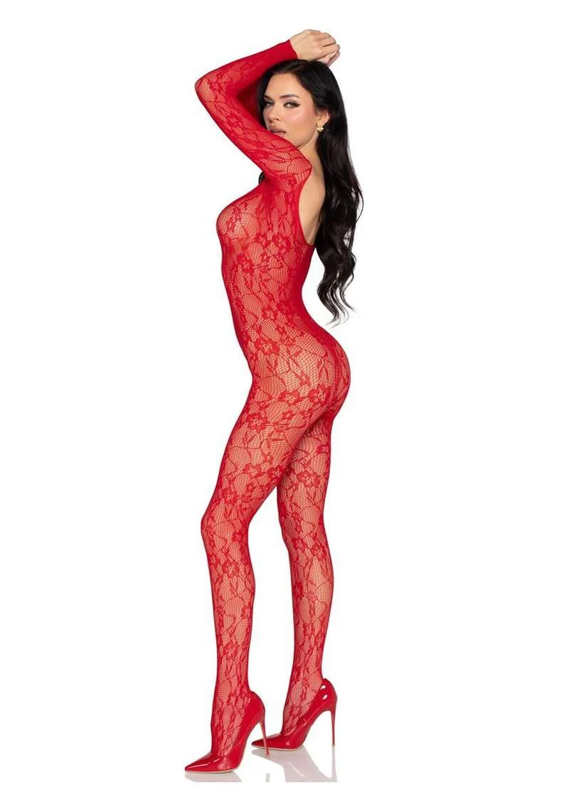 Leg Avenue Lace Lingerie Jumpsuit - Os - Image 8