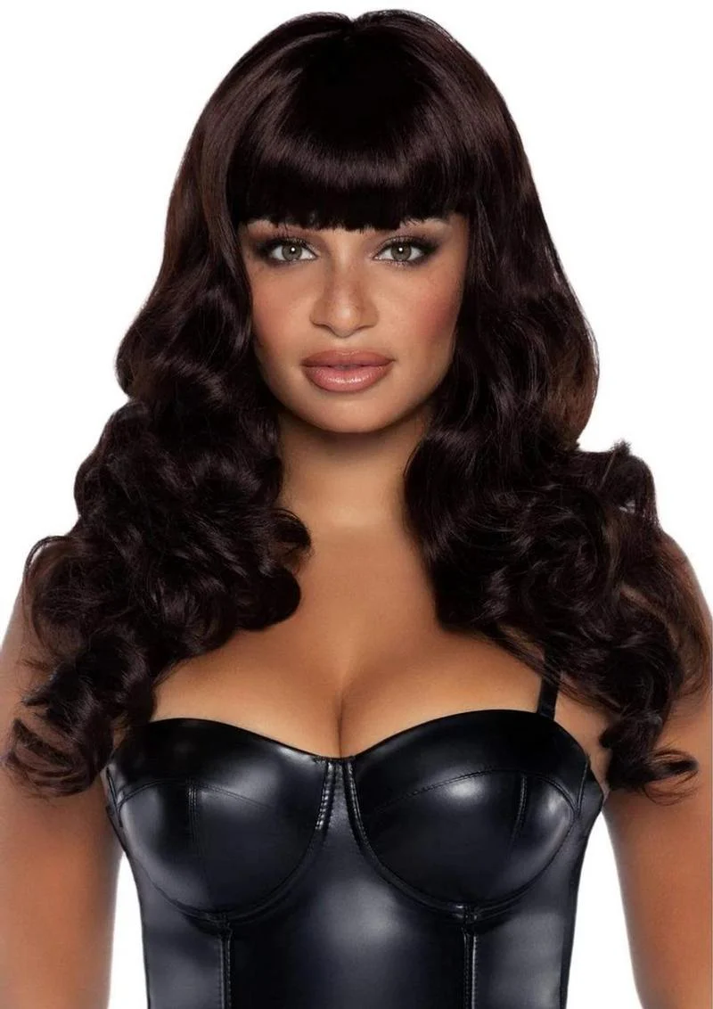 Leg Avenue Misfit Long Wavy Bang Wig - Image 3