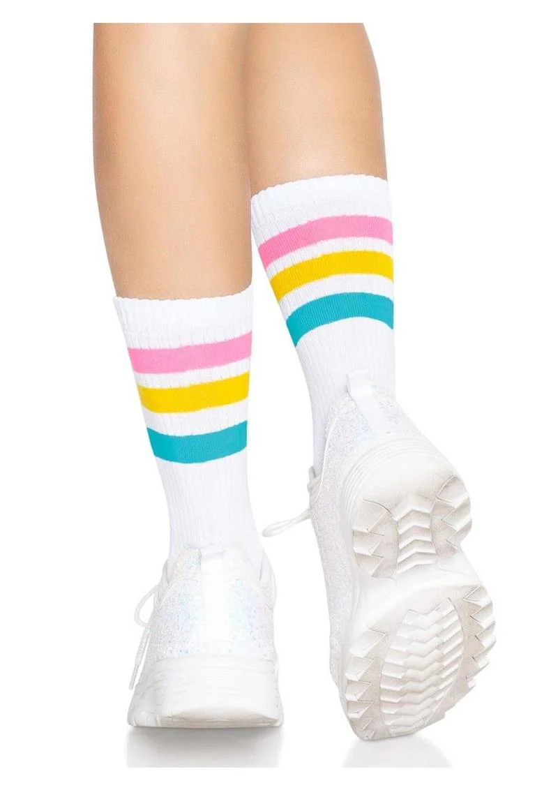 Leg Avenue Pride Crew Socks Pansexual - Image 4