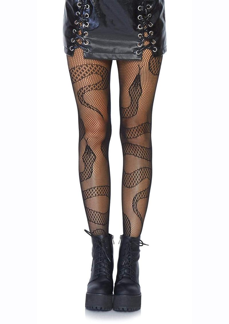 Leg Avenue Snake Net Tights - Image 2