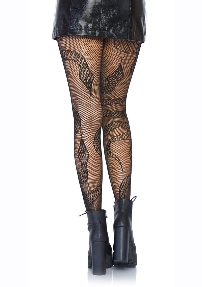 Leg Avenue Snake Net Tights - Image 5