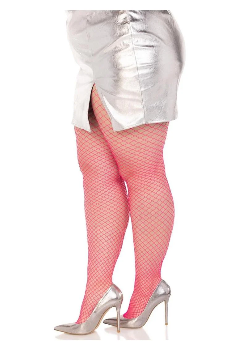 Leg Avenue Spandex Industrial Net Tights - 1x-2x - Image 13