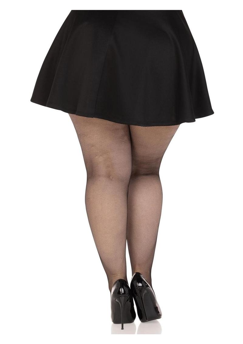 Leg Avenue Spandex Micro Net Tights - 1x-2x - Image 3