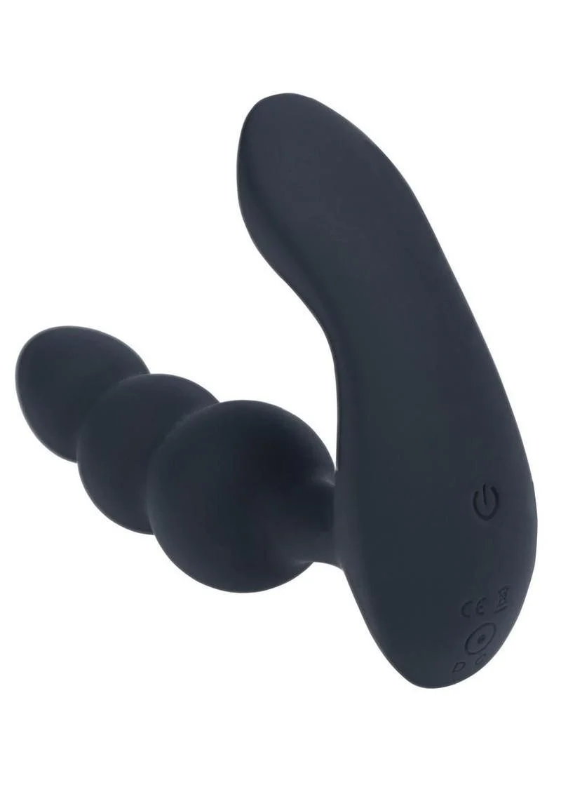 Levelz Dual Motor Beaded Vibrating Liquid Silicone Rechargeable Prostate Stimulator with Remote Control - Image 4