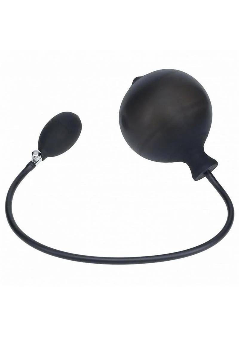 Levelz Ribbed Inflatable Silicone Anal Plug - Image 3