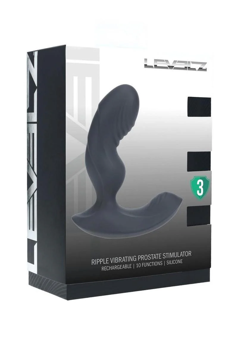 Levelz Ripple Vibrating Silicone Rechargeable Prostate Stimulator - Image 2