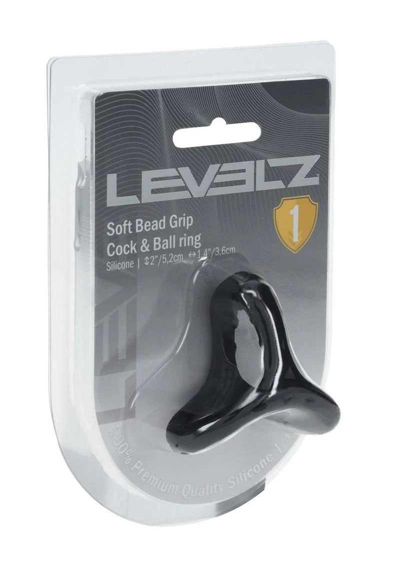 Levelz Soft Bead Grip Silicone Cock and Ball Ring - Image 3
