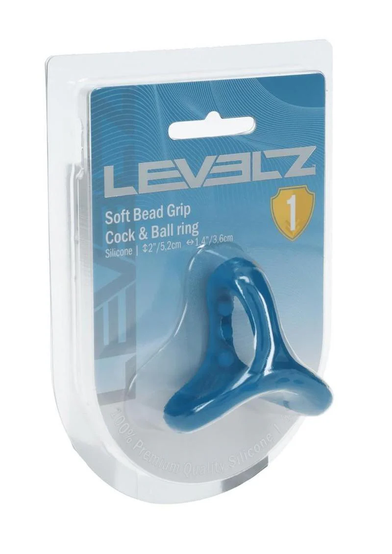Levelz Soft Bead Grip Silicone Cock and Ball Ring - Image 6