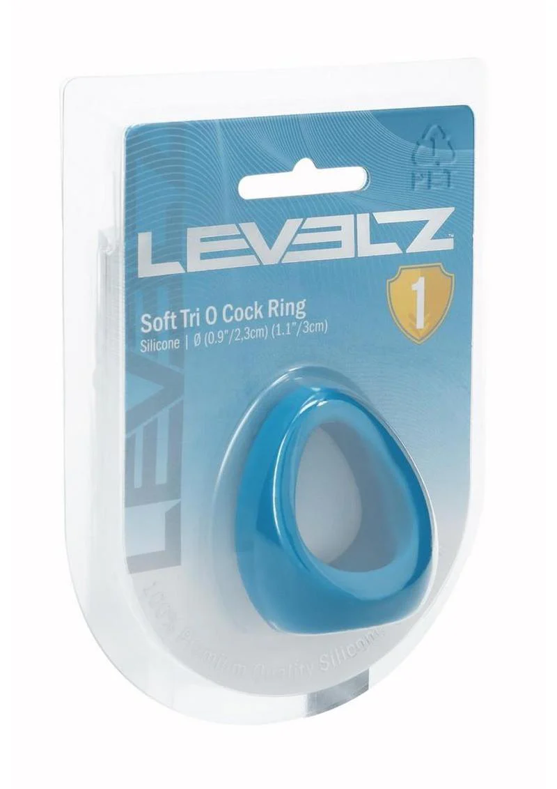 Levelz Soft Tri O Silicone Cock Ring - Image 4