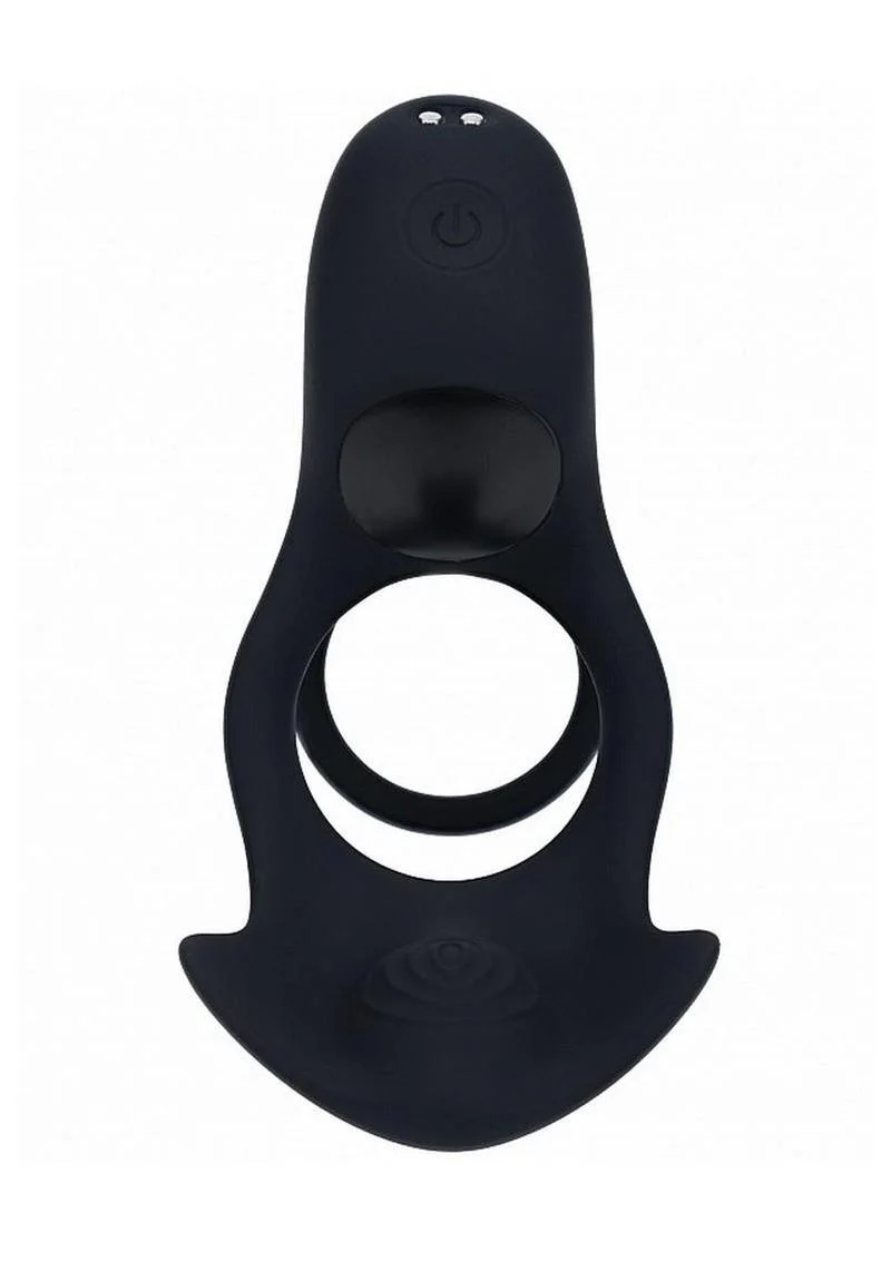 Levelz Triple Motor Vibrating Silicone Rechargeable Cock Ring - Image 3
