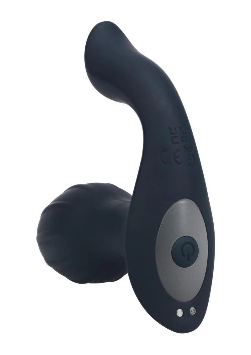 Levelz Vibrating and Rotating Silicone Rechargeable Anal Plug with Ball Stimulator - Image 3