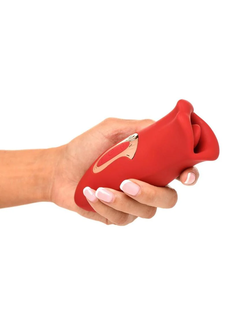 Lickgasm Kiss and Tell Mini Kissing Vibrating Rechargeable Silicone Clitoral Stimulator - Image 3