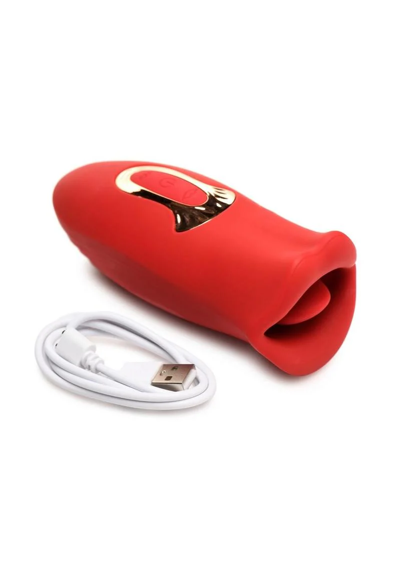 Lickgasm Kiss and Tell Mini Kissing Vibrating Rechargeable Silicone Clitoral Stimulator - Image 4