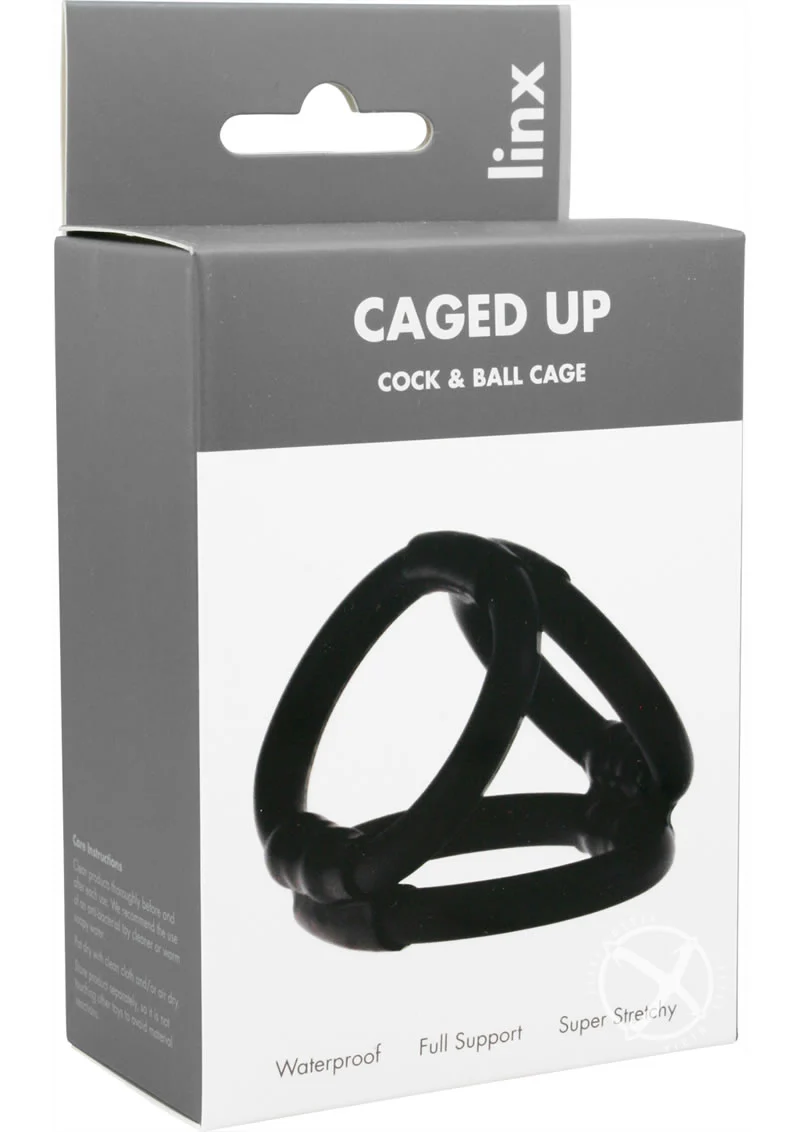 Linx Caged Up Cock Cage 3 Ring Cock Ring - Image 2