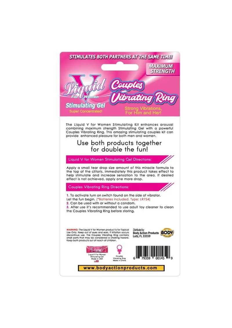 Liquid V Couples Cock Ring Kit - Image 2